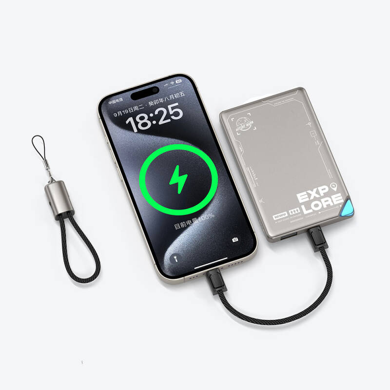 Wiwu Wi-C040 Concise Series Type-C to Lightning Fast Charging Data and Charging Cable 30W 15cm - 5