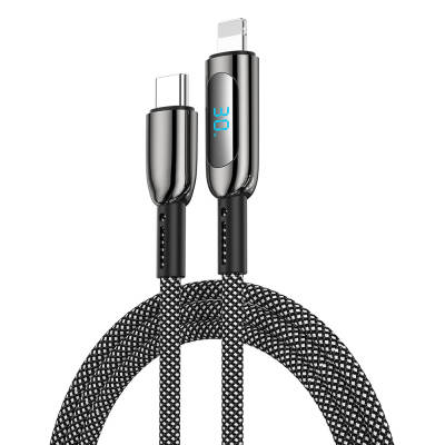 Wiwu Wi-C041 MagQ Zinc Alloy Type-C to Lightning Fast Charging Data and Charging Cable 30W - 1