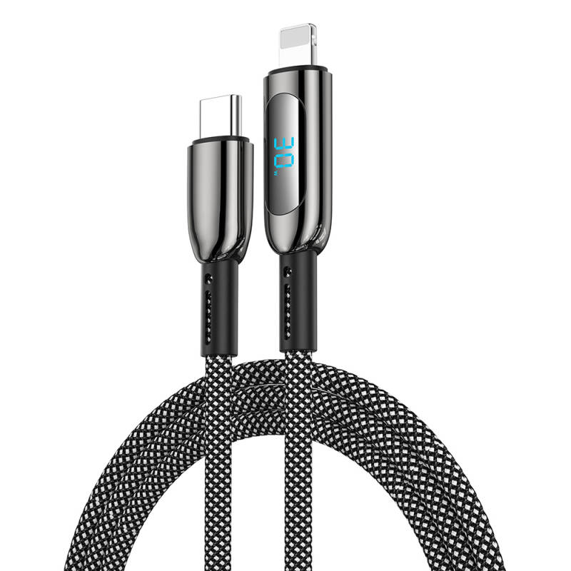 Wiwu Wi-C041 MagQ Zinc Alloy Type-C to Lightning Fast Charging Data and Charging Cable 30W - 1