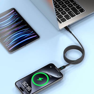 Wiwu Wi-C041 MagQ Zinc Alloy Type-C to Lightning Fast Charging Data and Charging Cable 30W - 9