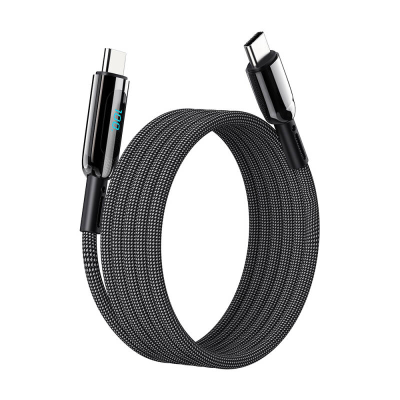 Wiwu Wi-C041 MagQ Zinc Alloy Type-C to Type-C Fast Charging Data and Charging Cable 100W - 3