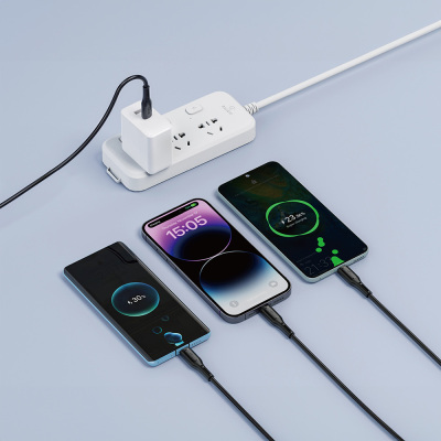 Wiwu Wi-C046E Starlink Serisi 3in1 USB-C to Lightning – Type-C – Micro Şarj ve Data Kablosu 60W 1.2M - 8