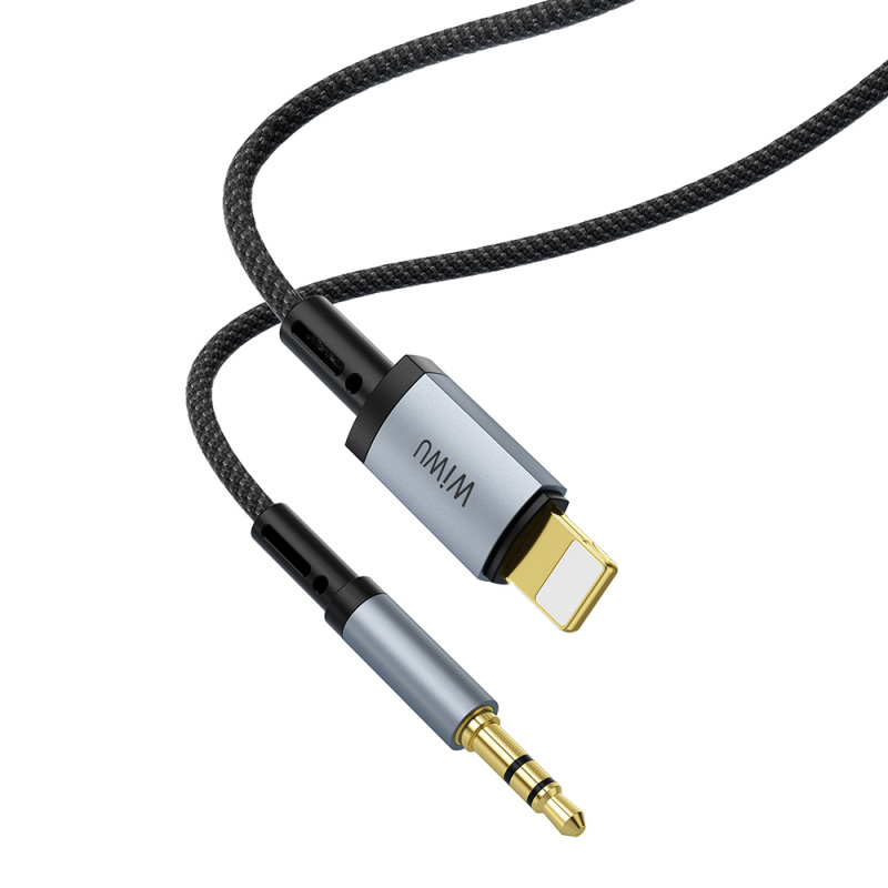 Wiwu Wi-C048 Legend Audio Series Lightning to 3.5mm Aux Audio Cable 1.5M - 3