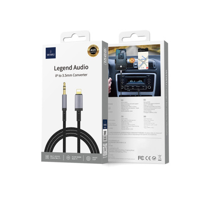 Wiwu Wi-C048 Legend Audio Series Lightning to 3.5mm Aux Audio Cable 1.5M - 8