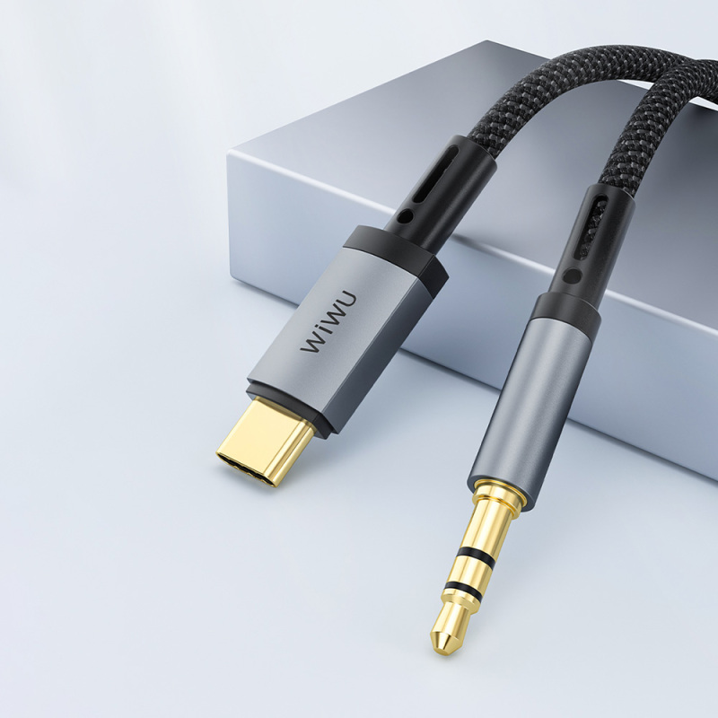 Wiwu Wi-C048 Legend Audio Series Type-C to 3.5mm Aux Audio Cable 1.5M - 10