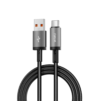 Wiwu Wi-C054 Titanlink Series USB-A to TYPE-C Fast Charging Data and Charging Cable 1M - 1