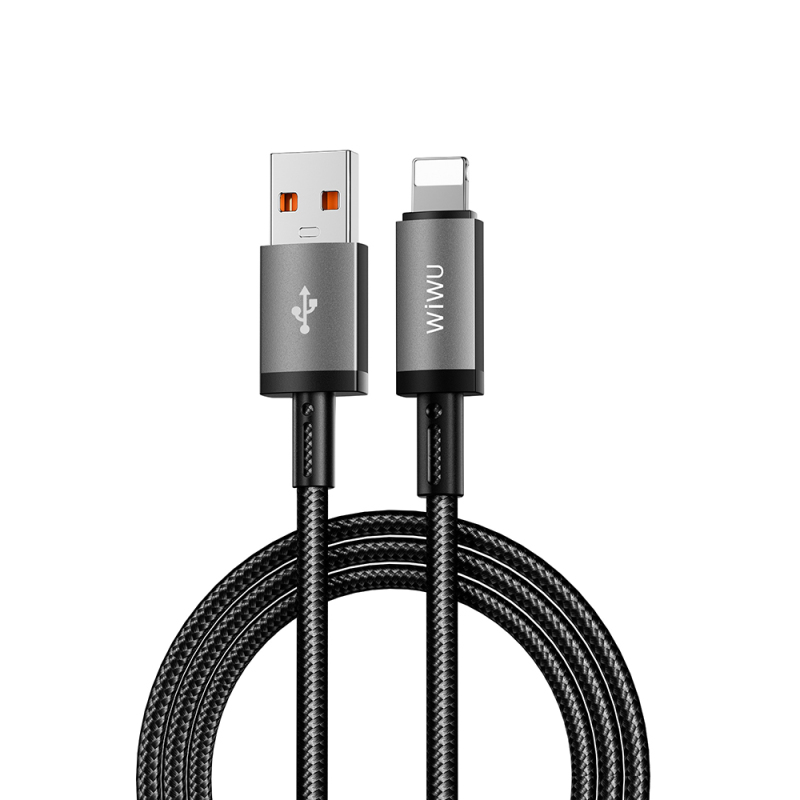 Wiwu Wi-C055 Titanlink Series USB-A to Lightning Fast Charging Data and Charging Cable 1M - 1