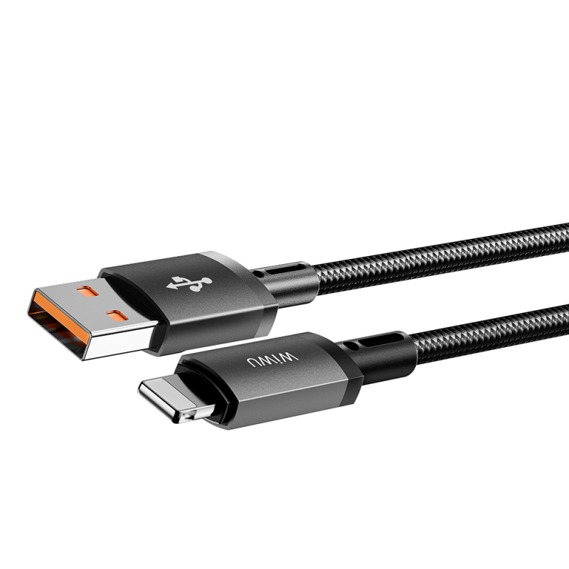 Wiwu Wi-C055 Titanlink Serisi USB-A to Lightning Hızlı Şarj Özellikli Data ve Şarj Kablosu 1M - 3