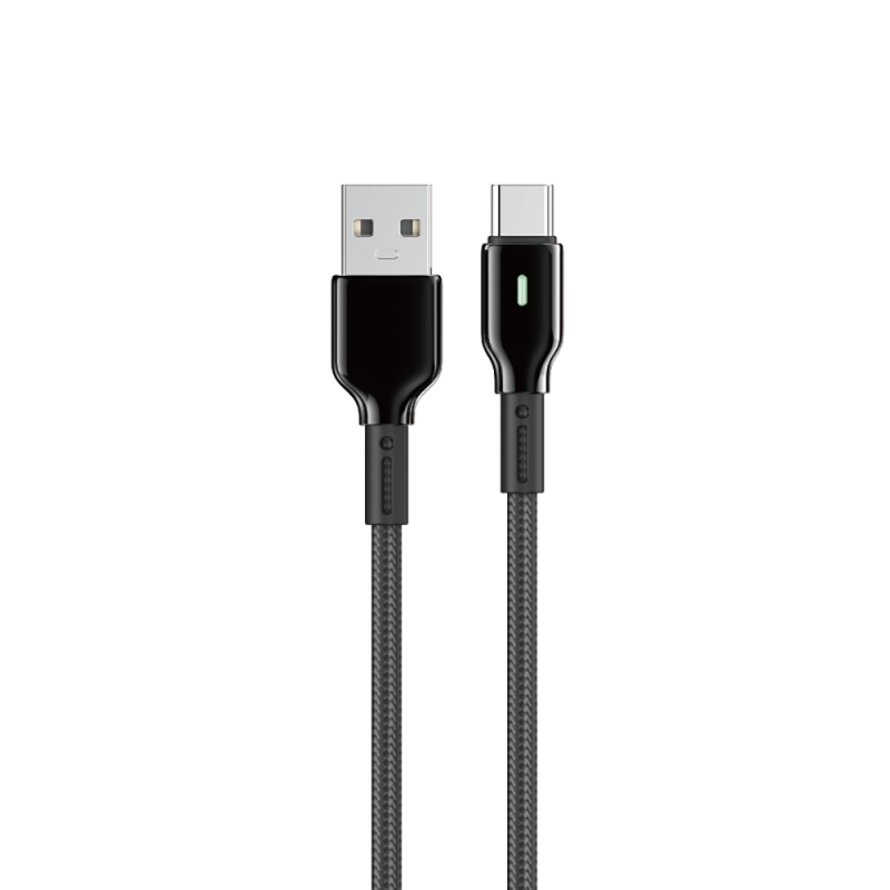 Wiwu Wi-C073 Drualink Series USB-A to Type-C Fast Charging Data and Charging Cable 3A 1M - 3