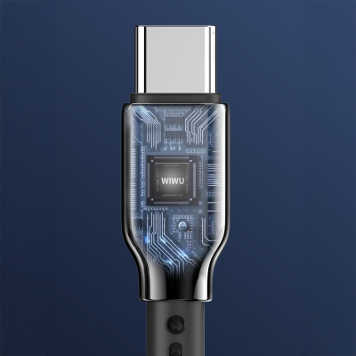 Wiwu Wi-C073 Drualink Series USB-A to Type-C Fast Charging Data and Charging Cable 3A 1M - 5