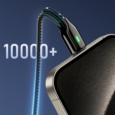 Wiwu Wi-C073 Drualink Series USB-A to Type-C Fast Charging Data and Charging Cable 3A 1M - 9