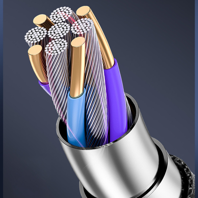 Wiwu Wi-C073 Drualink Series USB-A to Type-C Fast Charging Data and Charging Cable 3A 1M - 10