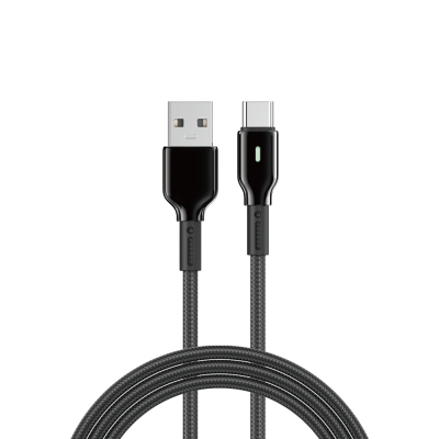 Wiwu Wi-C073 Drualink Series USB-A to Type-C Fast Charging Data and Charging Cable 3A 1M - 2