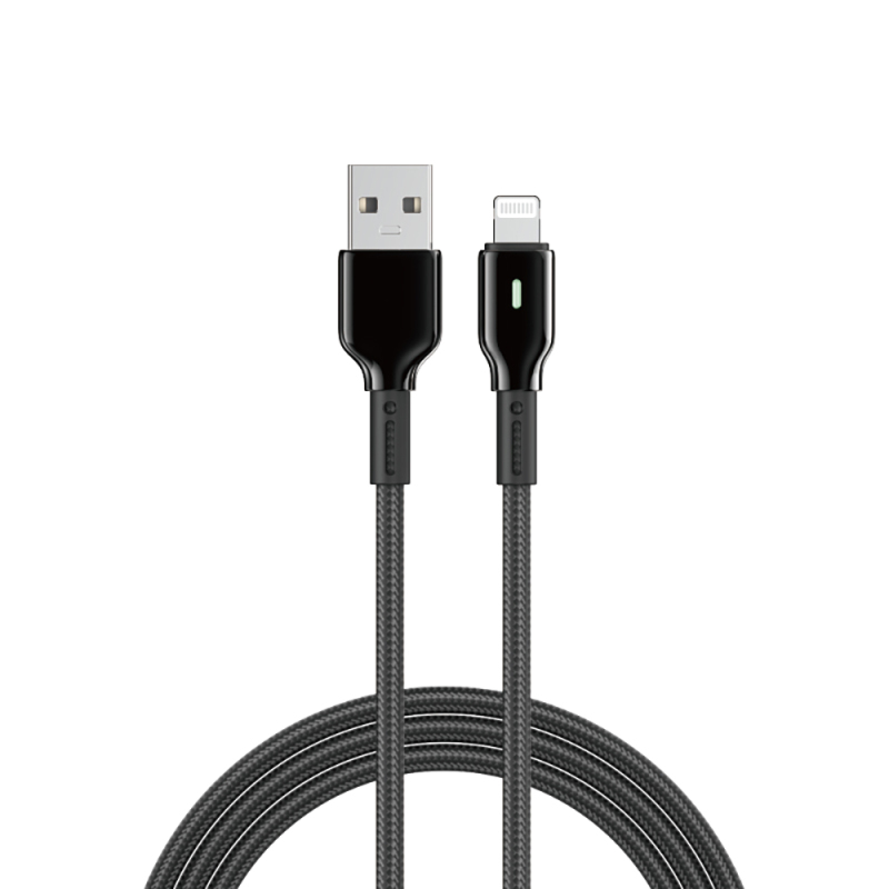 Wiwu Wi-C074 Drualink Series USB-A to Lightning Fast Charging Cable 1M - 1