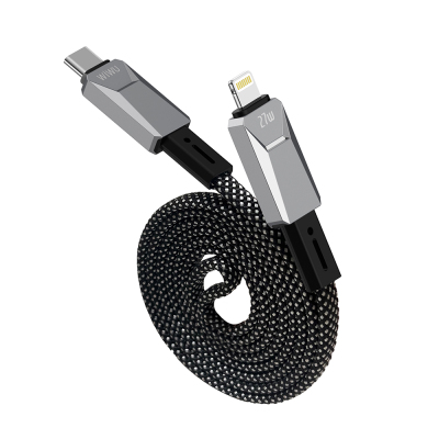 Wiwu Wi-C077 Cyberlink Serisi Type-C to Lightning Hızlı Şarj Özellikli Data ve Şarj Kablosu 27W 1M - 4
