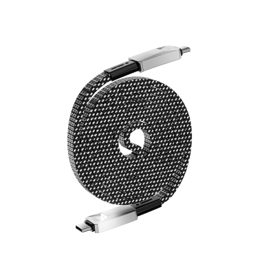 Wiwu Wi-C078 Cyberlink Serisi Type-C to Type-C PD Hızlı Şarj Özellikli Data ve Şarj Kablosu 100W 1M - 5