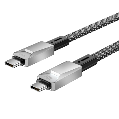 Wiwu Wi-C078 Cyberlink Serisi Type-C to Type-C PD Hızlı Şarj Özellikli Data ve Şarj Kablosu 100W 1M - 1