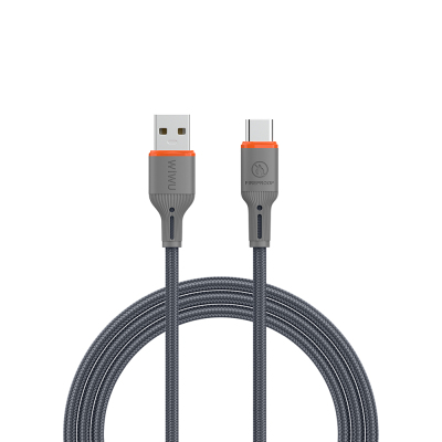 Wiwu Wi-C096 Flame Guard Series USB-A to Type-C Fast Charging Data and Charging Cable 1.2M - 3