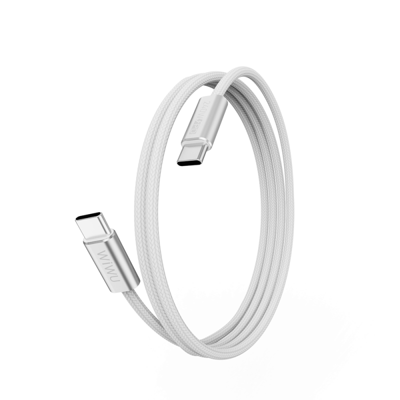 Wiwu Wi-C101 Essen Serisi Type-C to Type-C Hızlı Şarj Özellikli Data ve Şarj Kablosu 240W 1.5M - 1