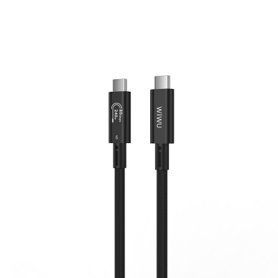 Wiwu Wi-C102 Type-C to Type-C Thunderbolt 5 Kablo 16K Ultra HD 240W 180cm - 2