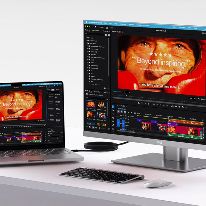 Wiwu Wi-C102 Type-C to Type-C Thunderbolt 5 Kablo 16K Ultra HD 240W 180cm - 6