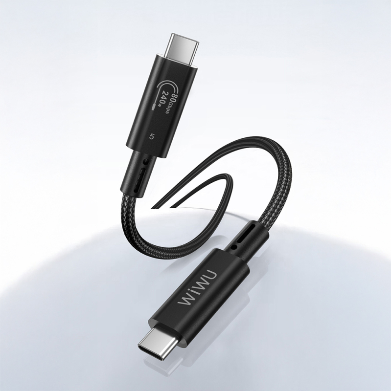 Wiwu Wi-C102 Type-C to Type-C Thunderbolt 5 Kablo 16K Ultra HD 240W 180cm - 8