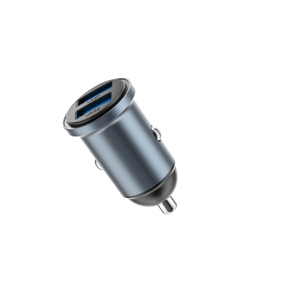 Wiwu Wi-CC031 Nano Lite Series Dual USB-A Fast Charging Car Charger PD 12W - 5