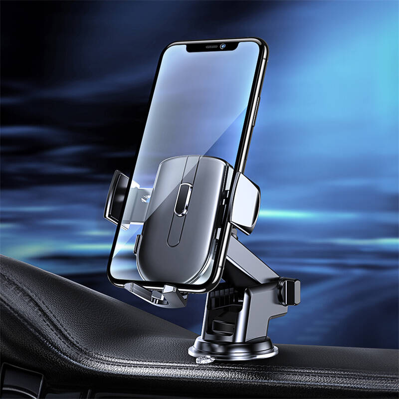 Wiwu Wi-CH054 Gentleman Series Automatic Mechanism Extendable Telescopic Suction Cup Design Car Phone Holder - 5