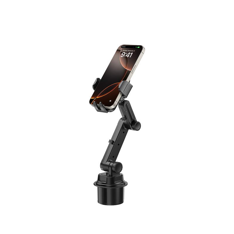 Wiwu Wi-CH059 Gentleman 360 Degree Rotating Telescopic Angled Cup Holder Design Car Phone Holder - 5