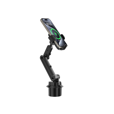 Wiwu Wi-CH059 Gentleman 360 Degree Rotating Telescopic Angled Cup Holder Design Car Phone Holder - 6