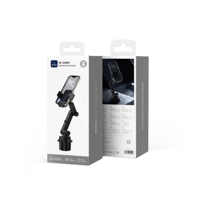 Wiwu Wi-CH059 Gentleman 360 Degree Rotating Telescopic Angled Cup Holder Design Car Phone Holder - 9