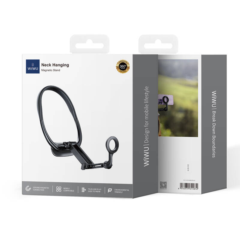 Wiwu Wi-CH320 Hands-Free Magnetic Neck Strap Phone Holder - 8