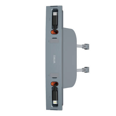 Wiwu Wi-DS001 Tesla Uyumlu Type-C Lightning USB-A Akıllı Araç İçi Şarj İstasyonu 60W - 1