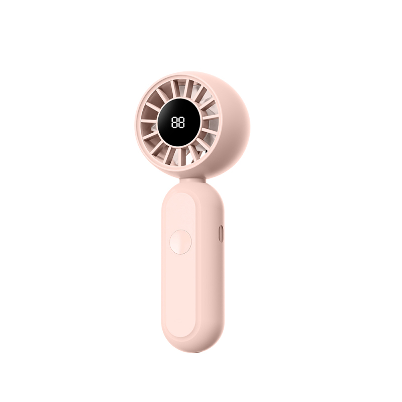 Wiwu Wi-FS017 Bubble Mini Pro Serisi 3 Kademeli Dijital LED Göstergeli Katlanabilir Portatif Soğutucu El Fanı - 1