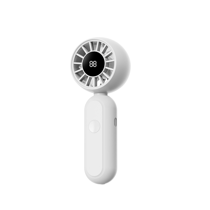 Wiwu Wi-FS017 Bubble Mini Pro Serisi 3 Kademeli Dijital LED Göstergeli Katlanabilir Portatif Soğutucu El Fanı - 2