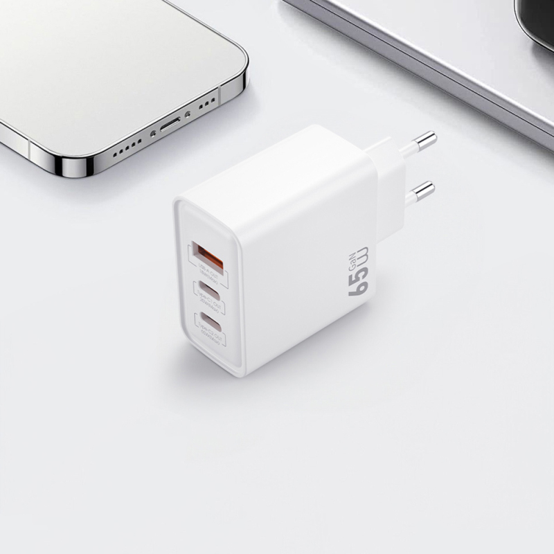 Wiwu Wi-G005 Essen Serisi GaN Tech PD Hızlı Şarj Özellikli Şarj Başlığı 65W - 7