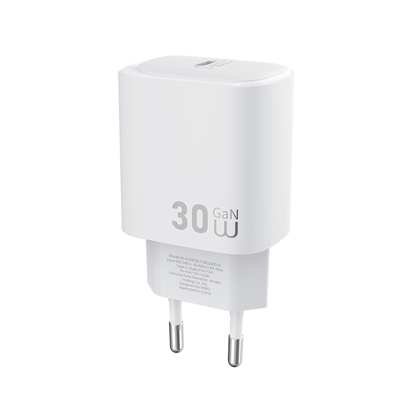 Wiwu Wi-G008 Essen Serisi GaN Tech PD Hızlı Şarj Özellikli Şarj Başlığı 30W - 2