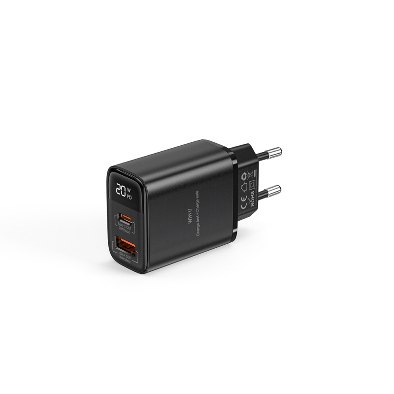 Wiwu Wi-G009 Firefly Serisi GaN Tech PD Hızlı Şarj Özellikli Şarj Başlığı 20W - 3