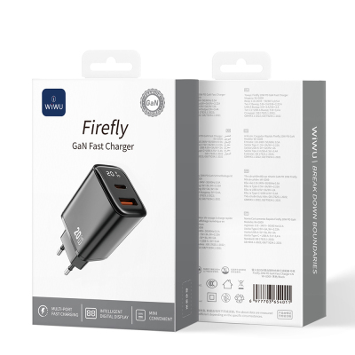 Wiwu Wi-G009 Firefly Serisi GaN Tech PD Hızlı Şarj Özellikli Şarj Başlığı 20W - 5