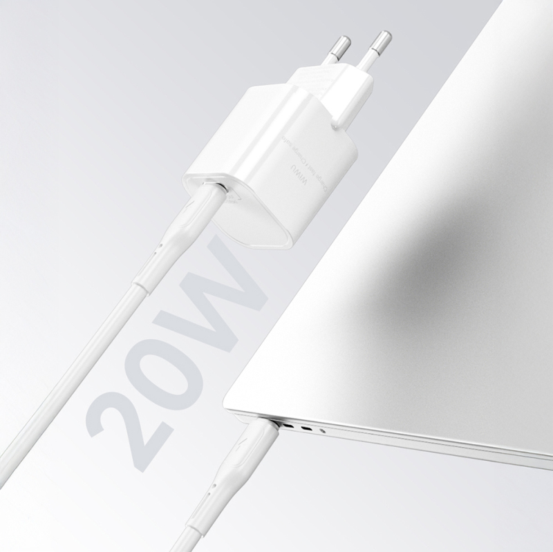 Wiwu Wi-G014 Cube Serisi GaN Tech PD Hızlı Şarj Özellikli Mini Şarj Başlığı 20W - 8