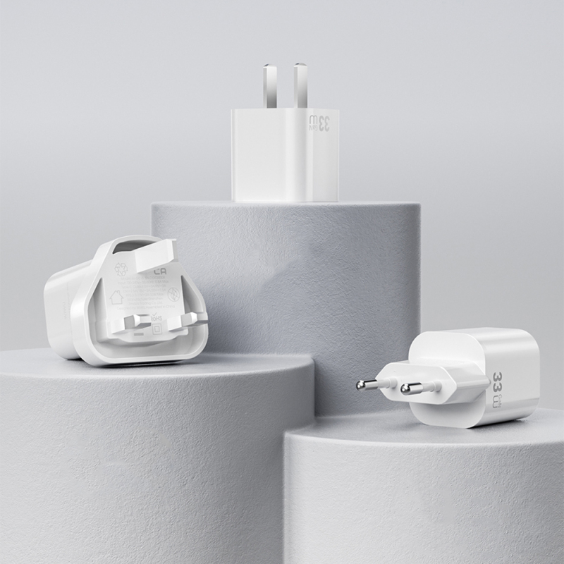 Wiwu Wi-G015 Cube Serisi GaN Tech PD Hızlı Şarj Özellikli Mini Şarj Başlığı 33W - 7