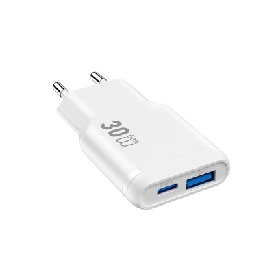 Wiwu Wi-G033 Essen Slim Serisi GaN Tech PD Hızlı Şarj Özellikli Şarj Başlığı 30W - 5