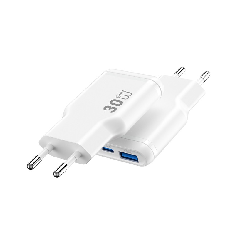 Wiwu Wi-G033 Essen Slim Serisi GaN Tech PD Hızlı Şarj Özellikli Şarj Başlığı 30W - 6
