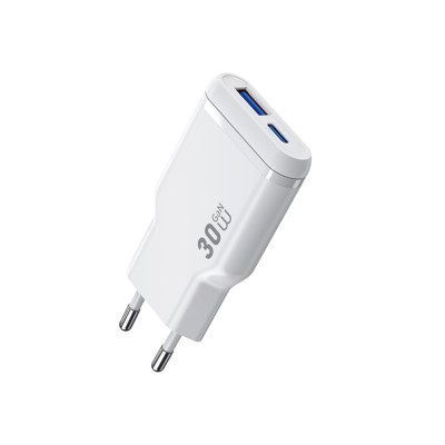 Wiwu Wi-G033 Essen Slim Serisi GaN Tech PD Hızlı Şarj Özellikli Şarj Başlığı 30W - 1