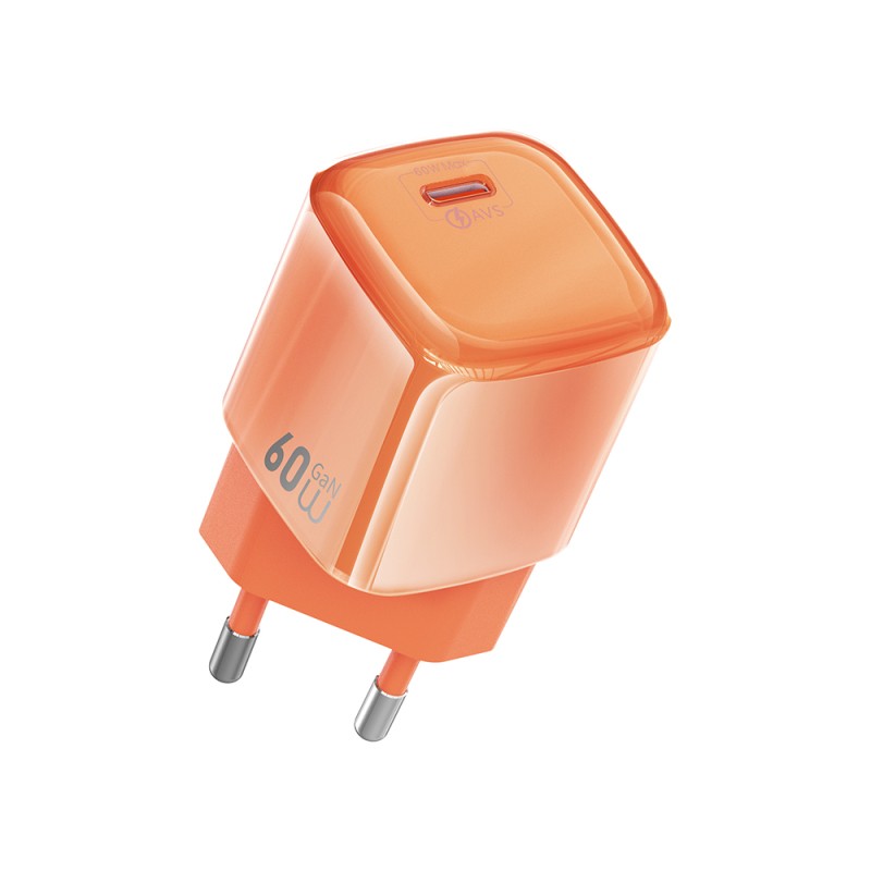 Wiwu Wi-G037 Jade Dynamic Serisi AVS Özellikli GaN Tech PD Hızlı Şarj Özellikli Şarj Başlığı 60W - 2