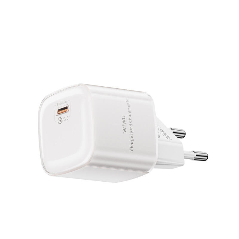 Wiwu Wi-G037 Jade Dynamic Serisi AVS Özellikli GaN Tech PD Hızlı Şarj Özellikli Şarj Başlığı 60W - 5