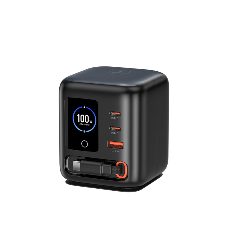 Wiwu Wi-G039 GaN Technology Type-C Cable 4-Port Desktop Charging Station 100W - 1