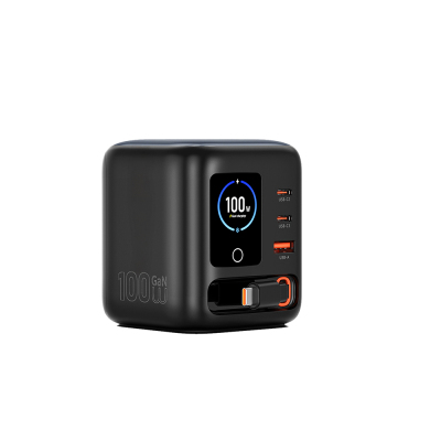 Wiwu Wi-G039 GaN Teknolojili Type-C Kablolu 4 Portlu Masaüstü Şarj İstasyonu 100W - 4