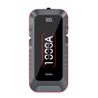 Wiwu Wi-JS001 LED Işıklı Araç Akü Acil Durum Takviye Güç Kaynağı Powerbank 12V 37W 10000mAh - 4