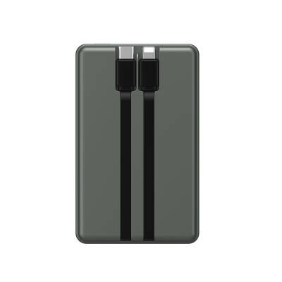 Wiwu Wi-P004 Trunk Series Portable Powerbank PD 22.5W 10000mAh with Type-C Lightning Output - 4